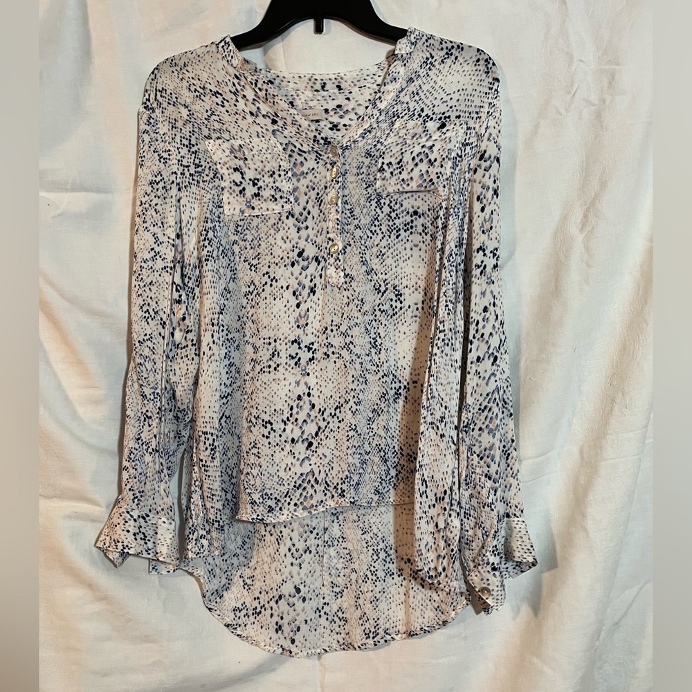 Dress Barn Multi Color Blouse Long Sleeves